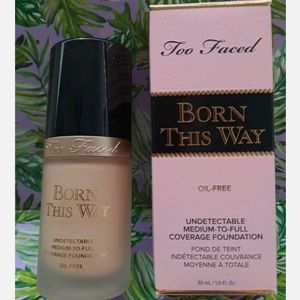 Too Faced Born This Way Oil Free Face Foundation #Ivory 30 ML New in Box.